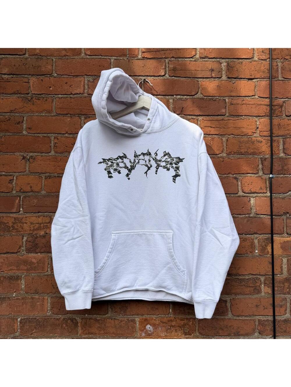 revenge anarchy hoodie L cropped